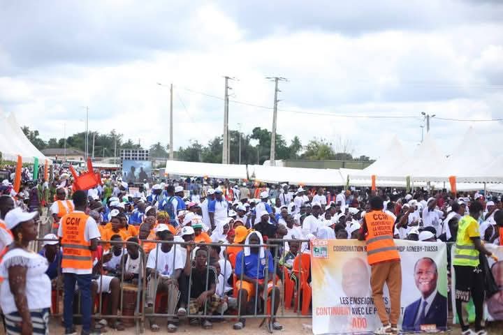 Pré-congrès Rhdp à Agboville.